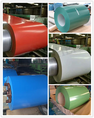 ASTM Standard Prepainted Galvanized PPGI PPGL Roll Color Coated Steel Coil for Roofing Sheet Sirm Certified