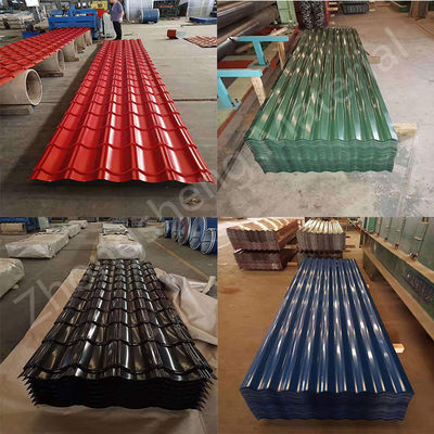 Z61-Z90 Coating 0.12-6mm 30-275g/M2 1000mm Width PPGI Galvanized Steel Prepainted Roof Sheet for Household Applications
