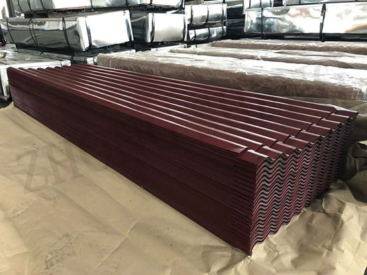 0.12-1.5mm Z40 Galvanized Prepainted Steel PPGI Color Coated Roofing Tile Sheet with ±1% Tolerance and Punching Service