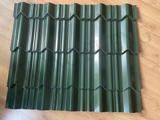 28 Gauge Hot Rolled 4*8FT Color Coated PPGI Wave Corrugated Roofing Sheet with BIS Certificate and Customized Size