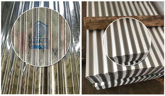 Regular Spangle Z80g GI Galvanized Corrugated Roofing Plate Sheet 0.12*800*3000mm Size with Decoiling Processing Service