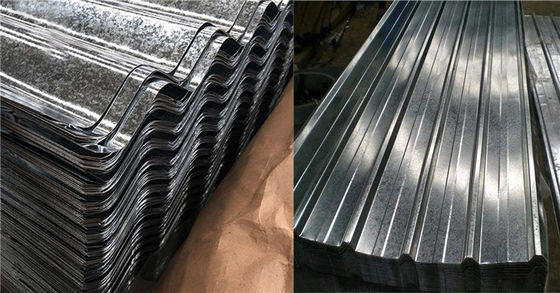 Galvanized Coated Zinc Coating Z30 Z40 4x8 Feet Regular Spangle GI Corrugated Roofing Sheet for Long-Lasting Protection