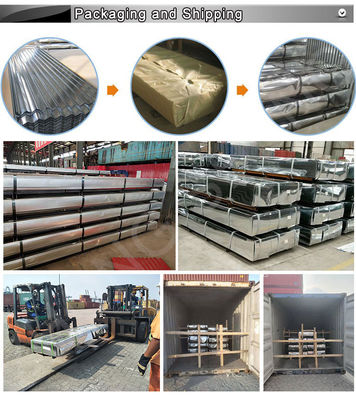 Zinc Coated Hot Dipped A653 Z40 Z275 DX51d 0.45mm Thickness Galvanized Gi Roofing Plate Sheet for Processing Service Punching