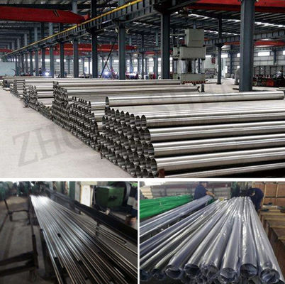 304 201 316 8K 2B 2D Seamless Stainless Steel Pipe Surface Polishing with 0.8-12.75mm Thickness and Galvanized Coating