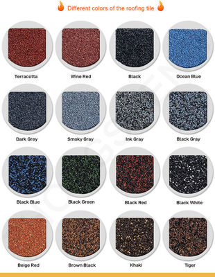 Modern Design Style Galvalume Stone Coated Metal Roofing Tile for Performance and Customized Colors