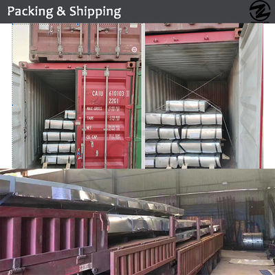 Dx51d Dx52D Dx53D SGCC/SGCH/JIS/DX Decoiling Processing Service Zinc Corrugated Zinc Coated Corrugated Roofing Sheet
