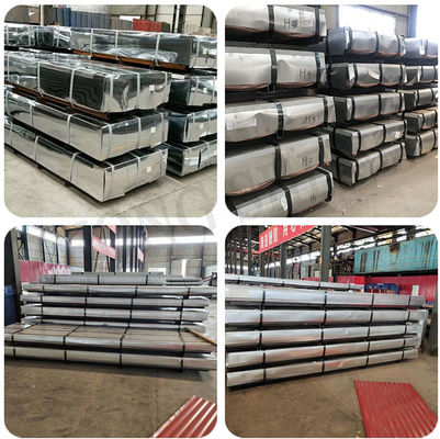 0.14mm 0.15mm 0.20mm 0.22mm Color Zinc PPGI PPGL Corrugated Roof Sheet Supply for Zero Minimum Spangle and ±1% Tolerance