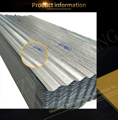 DX51D Grade 16 Gauge 4x8 5mm 0.5mm Zinc Galvanized Iron Roofing Sheets with 3601-3660m Length