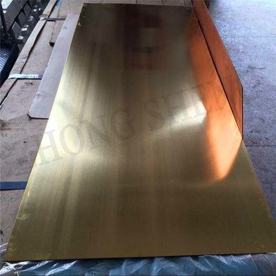 195MPa Ultimate Strength Non-Alloy Copper Plate for Earthing and Grounding Brass 2mm Thickness