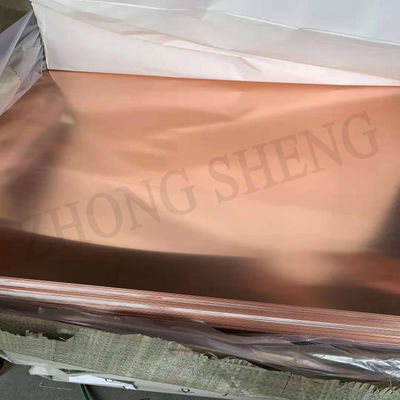 99% Cu Welding 0.05mm-1mm Thickness 4x8 Copper Sheets with Processing Service and Affordable