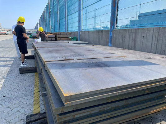 Black Surface Hot Rolled Ms Steel SS400 Q235B Q355 A36 Q275 Iron Plate Carbon Steel Sheets for Making Pipes Tolerance ±1%