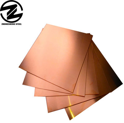 195MPa Ultimate Strength 10mm Thickness Cathode Copper 99.99 Customized Plate Package Brass for Earthing and Grounding