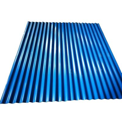 0.47mm Galvanised Roof Sheets Coloured Corrugated Roofing Sheets Width At Request Sample