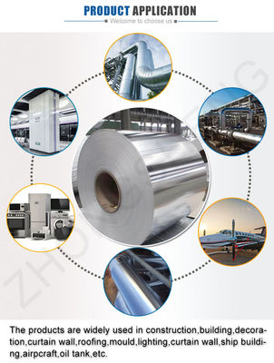 1200 Aluminum Coil with Regular Spangle Galvanized Coated Surface and 0.3mm 1.0mm 0.8mm Thickness