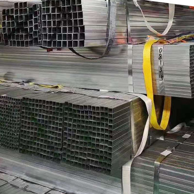 Construction Structure Standard BS1387 Gi Square Pipe Galvanized Square and Rectangular Steel Pipe All Size in Warehouse