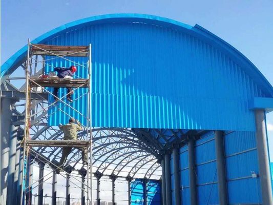 20 Gauge 18 Gauge Thickness 750 Width Corrugated Steel Roofing Sheet with Mid Hardness and Primer Coating 8-30/5-30um