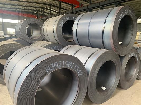 ASTM A-131 A36 Q235 HR carbon MS Hot rolled steel coil Guaranteed and quantity 5*1500mm size for in non-alloy industries