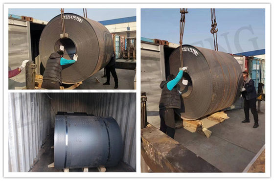 ASTM A-131 A36 Q235 HR carbon MS Hot rolled steel coil Guaranteed and quantity 5*1500mm size for in non-alloy industries