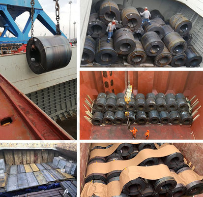 ASTM A-131 A36 Q235 HR carbon MS Hot rolled steel coil Guaranteed and quantity 5*1500mm size for in non-alloy industries