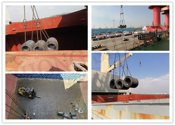 Q235 S255JR hot rolled carbon MS steel coil HRC rolls with surface spray paint or sand blasting or black oil and width 800-1600