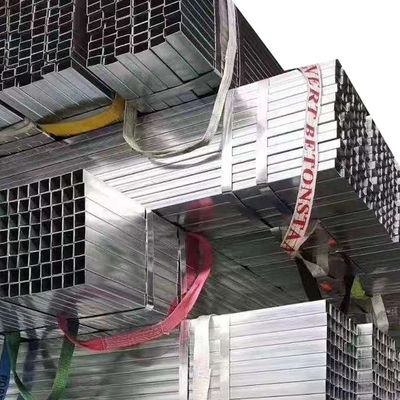 2x40x80x5800mm GI Square and Rectangular Steel Pipe in Customer's Desired Color with Decoiling Service