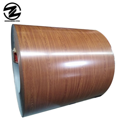Container Steel Wood Pattern Black Rolled Prepainted GI Sheet PPGI Galvanized Steel Coil with Top Coating Thickness 15-35