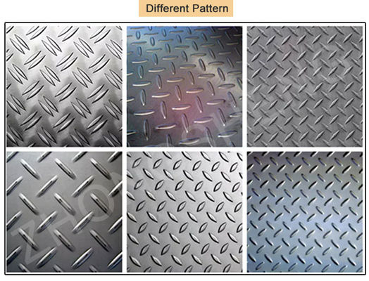 Q235 A36 SS400 Carbon Mild Steel Checkered Sheet Floor Plate with Hot Rolled Technique and Bending Processing Service