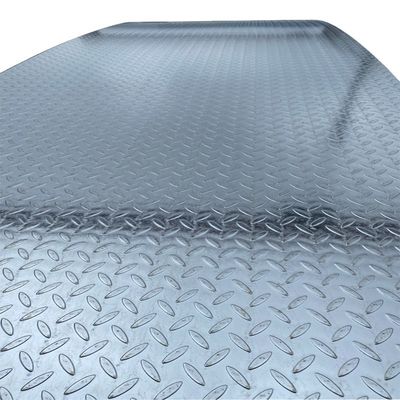 Q235B Hot Dipped Galvanized Checkered Iron Floor Steel with 7 Days Stock and PVOC Certification in 1251-1500mm Width