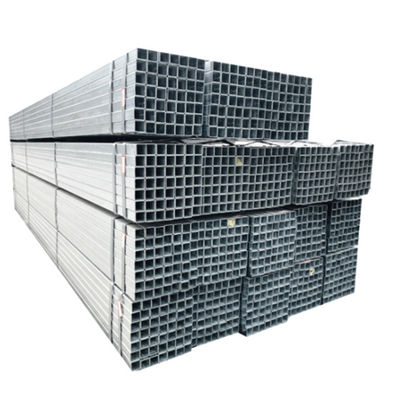 Galvanized Square and Rectangular Steel Pipe with Slightly Oiled Section Shape in Customized Size