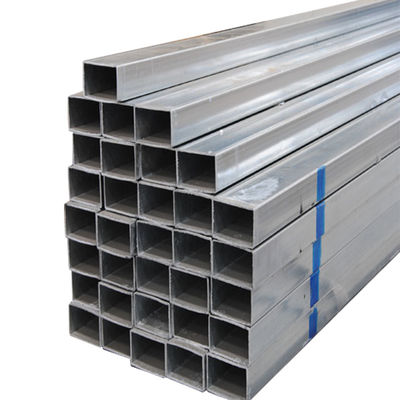 Galvanized Square and Rectangular Steel Pipe with Slightly Oiled Section Shape in Customized Size