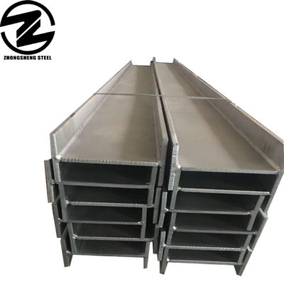 Customized Colors Galvanized Steel H-Beams for Punching Processing Service in Construction Concrete Sleepers Retaining Wall