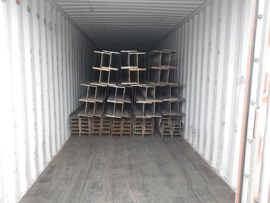150 * 75 * 5 * 7mm ASTM A36 Iron H Beam Steel with Tolerance ±1% and Decoiling Processing Service