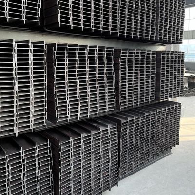 Steel Building Construction Warehouse H Beam Section Beams and Columns Steel Structure Building Project Construction