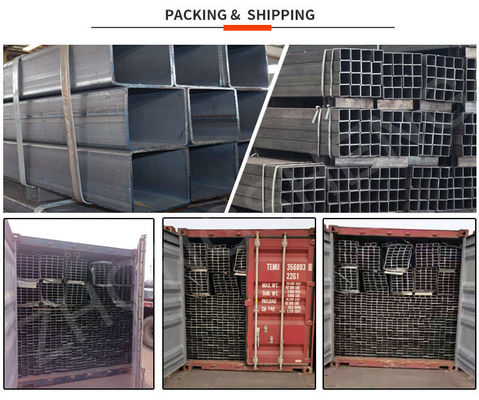 100 x 100 x 4 mm ASTM Steel Profile MS Square Tube with Invoicing by Actual Weight and Thickness 0.8-12.75mm