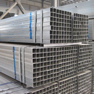 Ms Rectangular Hollow Gi Pipe Galvanized Square Steel Pipe Tube with EN Standard and Plastic Pipe Cap End Protector
