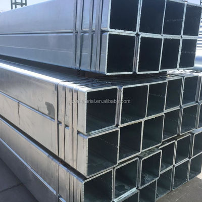 Ms Rectangular Hollow Gi Pipe Galvanized Square Steel Pipe Tube with EN Standard and Plastic Pipe Cap End Protector