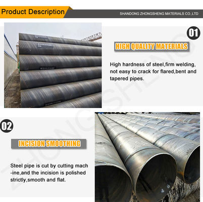 Z30-Z40 Coating Regular Spangle Prime Q345 20mm 25mm 35mm Thickness Carbon Steel Welded Pipe for Automotive Applications
