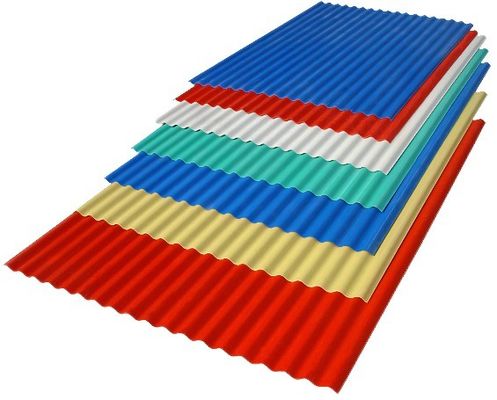 Galvanized Sheet 0.1-1mm Thickness Colour Coated Roofing Sheet with Regular Spangle and Customized Support