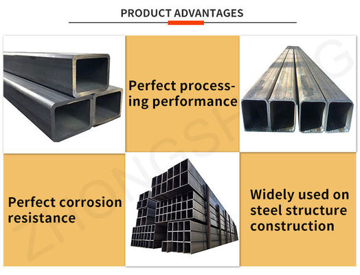 20x20 40x40 Square Tube Gas Pipe with Prime and Perfect Processing Performance using ERW Technique