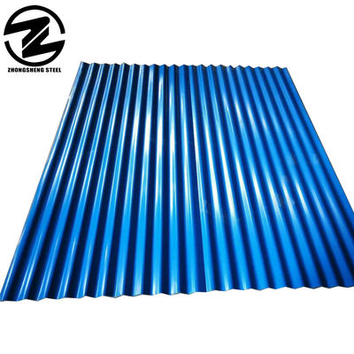Super Roof Sheets 13.8m Long IT5 x28g Blue Pre-painted Sheets Roof with Full Hardness and Welding Service