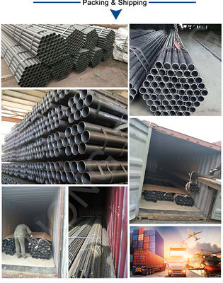 Round Section Shape 18 inch API 5L 6 meter length carbon steel pipe for construction Fluid Pipe SCH 40