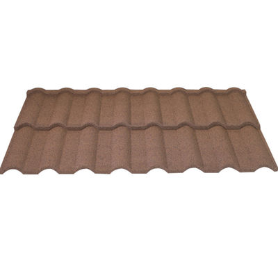 Fire Resistant Stone Coated Iron Sheet Steel Roofing Tiles in Modern Design Style with Plate Design and Noise Resistance