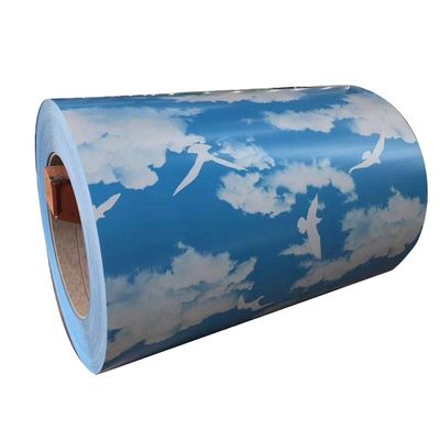 Bending Tolerance ±1% 0.12mm PPGI Color Coated Galvanized Steel Sheet in Coil Z61-Z80 Coating with Punching Processing Service