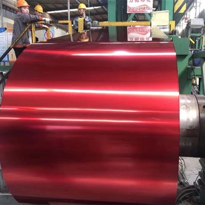 Non-chromate Passivated GB/T Standard 0.25-0.8MM Thickness PPGI Color Steel Coil DX51D Z RAL 3019 RAL 3020