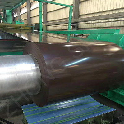15/5 Microns Guarantee Paint Coating Chocolate Brown Color 0.47*914mm Size Prepainted PPGI Steel Coil for Thickness 0.12-1mm