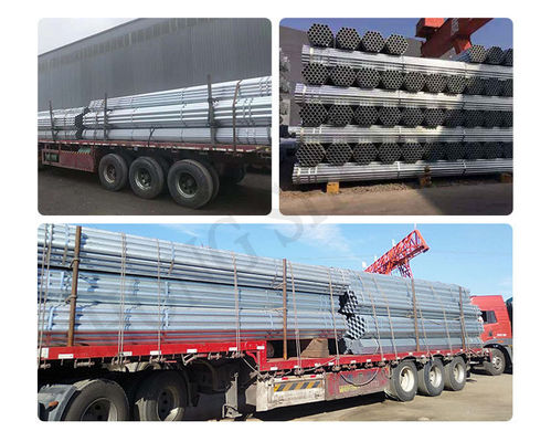 API Certified 2 Inch Schedule 40 Galvanized Steel Pipe for Structure Bending and Cutting Invoicing by Actual Weight