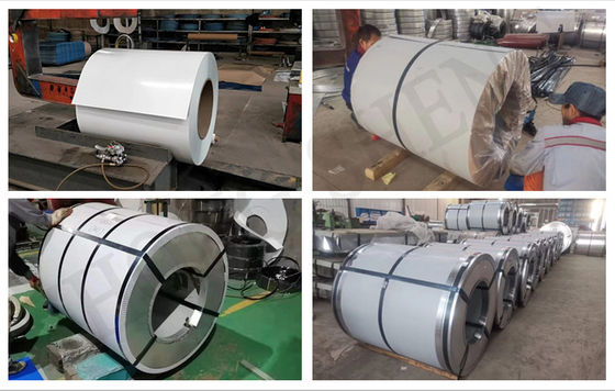 Customers Samples Color 0.5*1220mm Galvalume White PPGL/PPGI Color Coil with Cold Rolled Technique