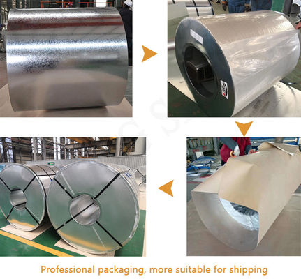 Galvanized Coated Steel Sheet In Roll gi coil Thickness 0.12-6mm With Galvanized Coating From Source