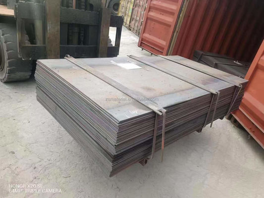 Q345 ASTM A36 10mm 12mm 16mm Thickness Hot Rolled Carbon Steel Plate for Customized Length Industrial Applications
