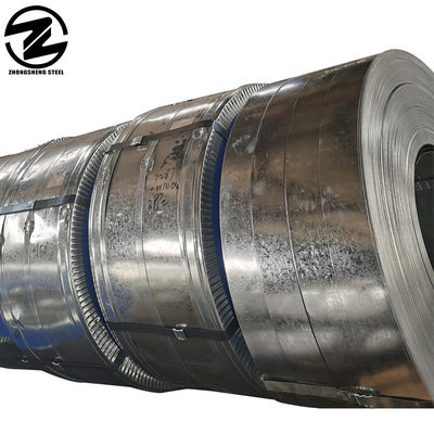 ISO9001 Certified Dx51d z275 Galvanized Steel Strip for Punching Services Big Spangle Less than 600mm Width